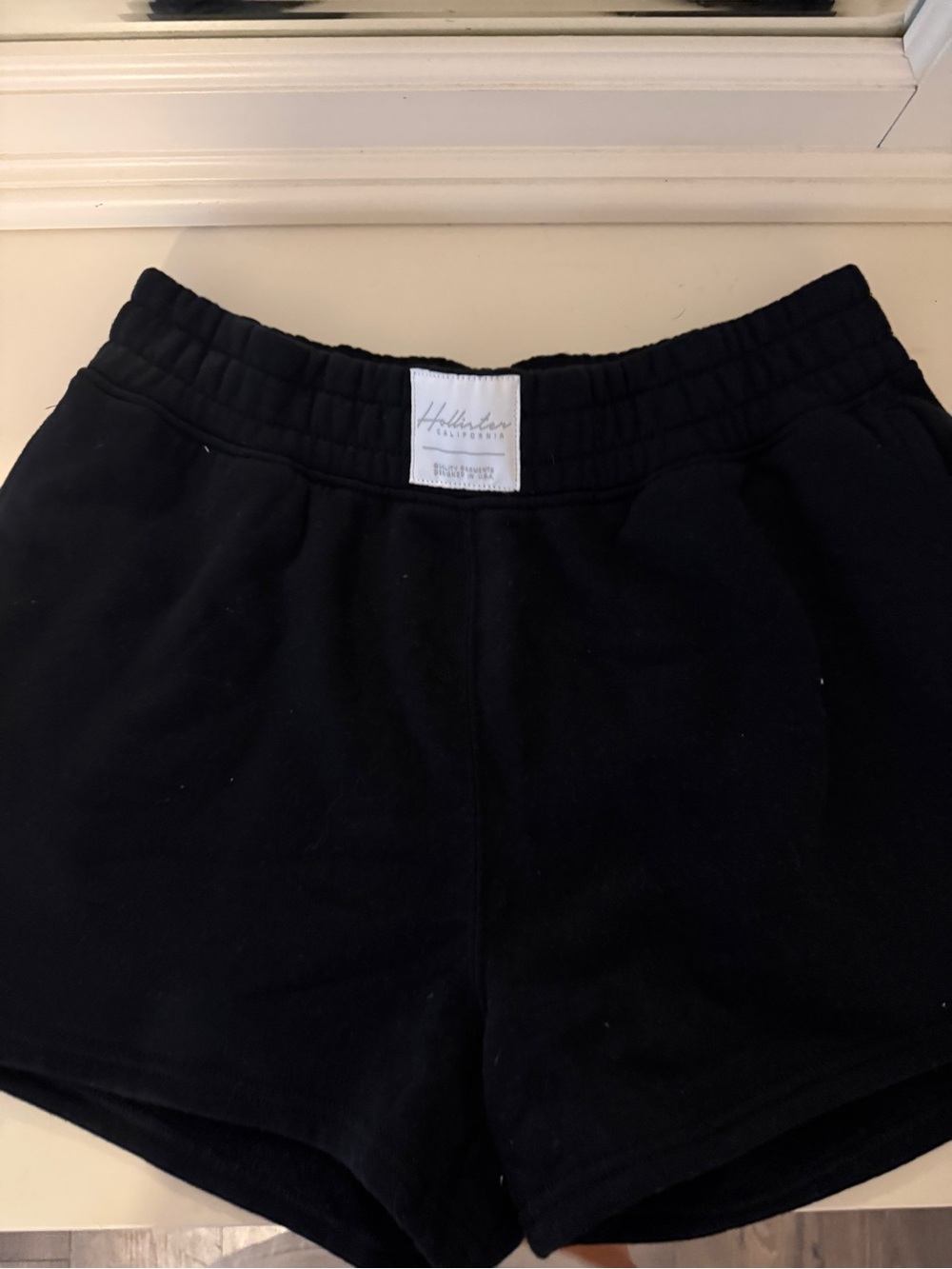 Hollister Black Ultra High-Rise Shorts